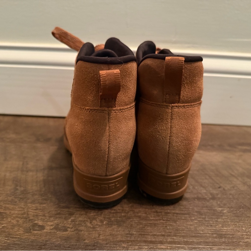 Sorel Brown Heeled Boots - Picture 3 of 7